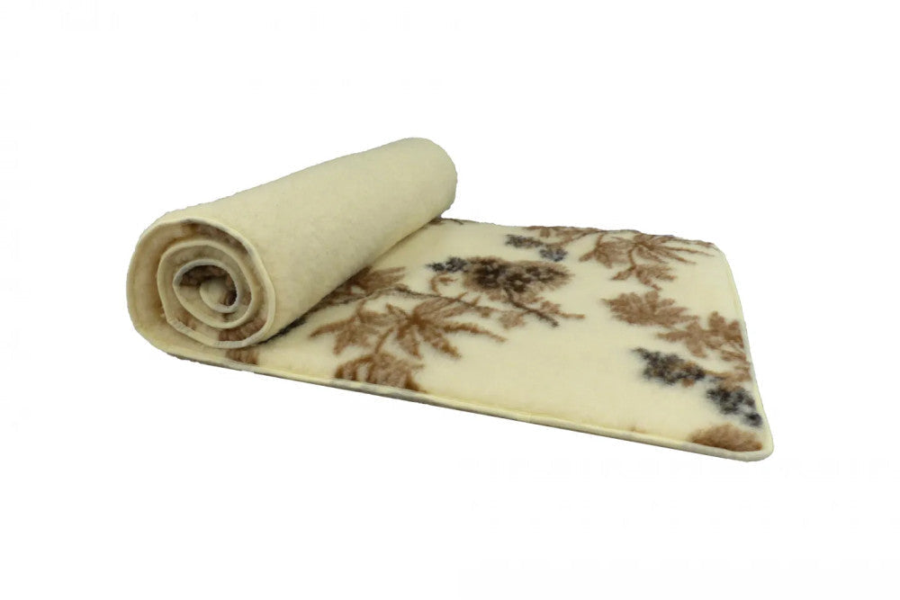 Gyapjú alsó takaró (derékalj) mintás kétoldalas - 520 gr/m2
