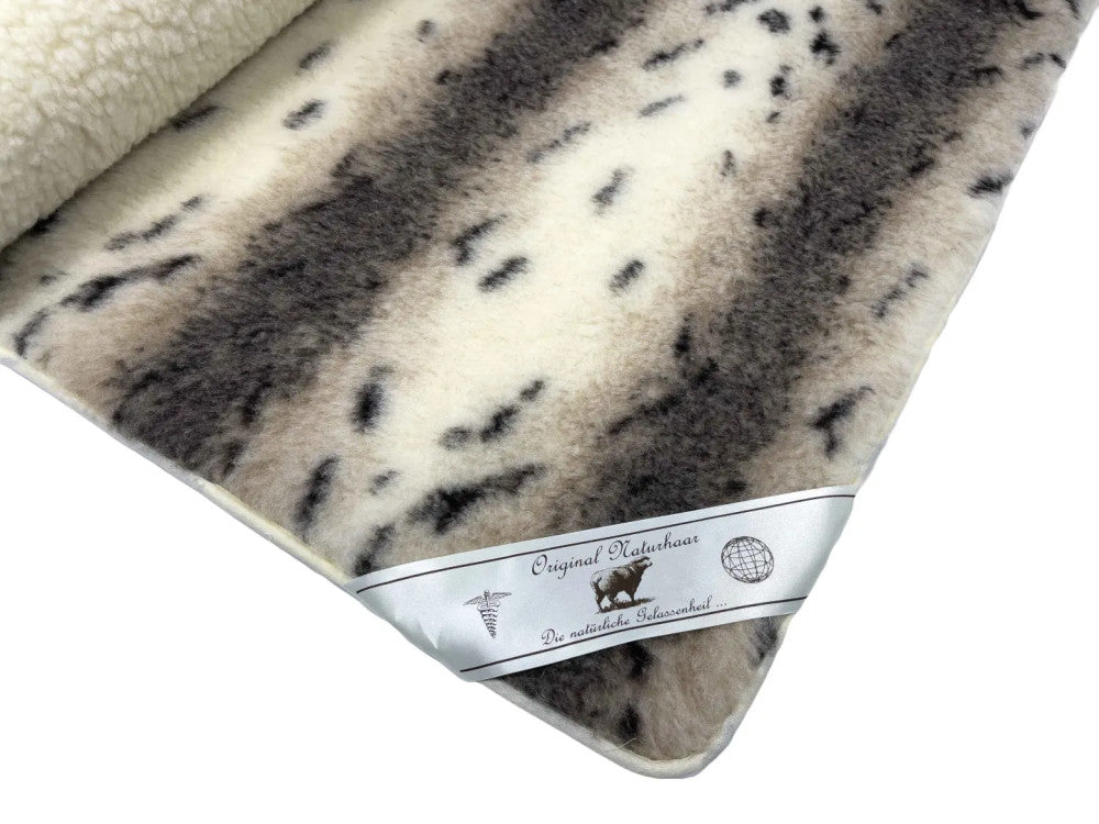 3-teiliges Wollset aus Merinowolle – Luchsmuster – 550 g/m²