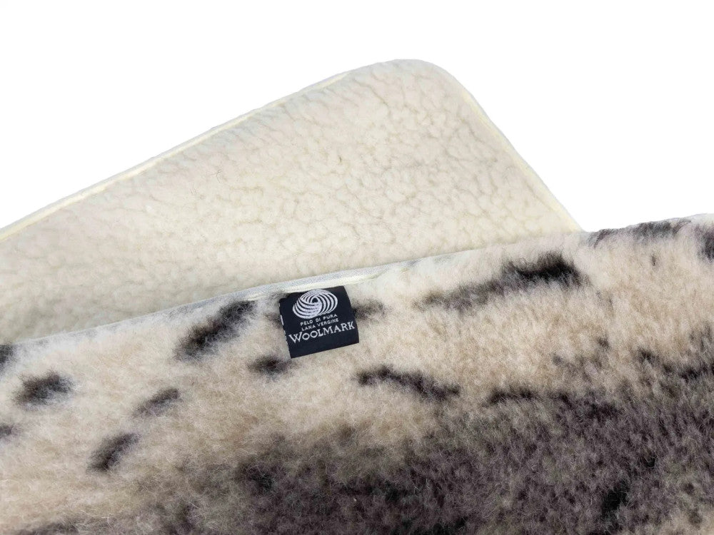 3-teiliges Wollset aus Merinowolle – Luchsmuster – 550 g/m²