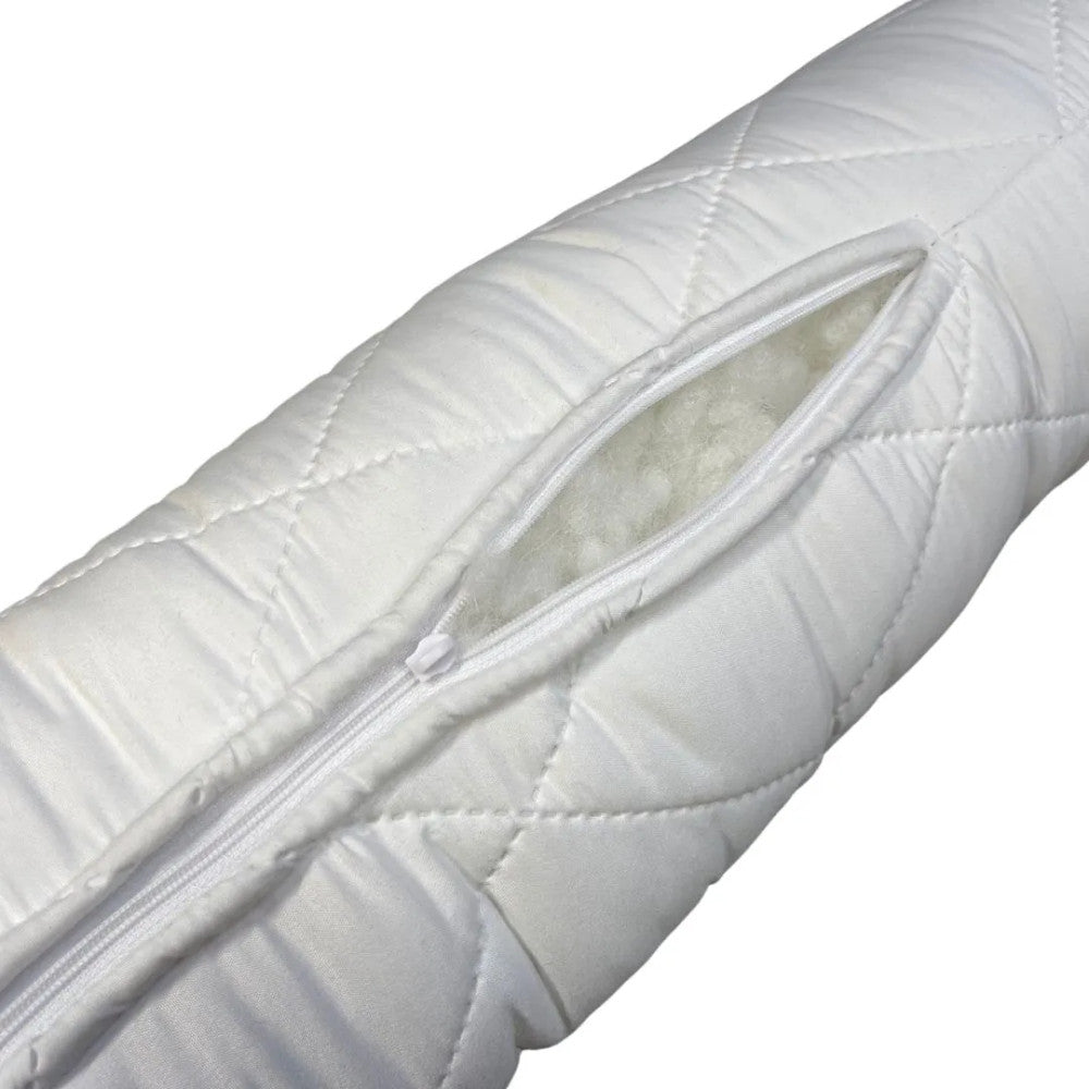 Thin quilted roller cushion - with adjustable firmness