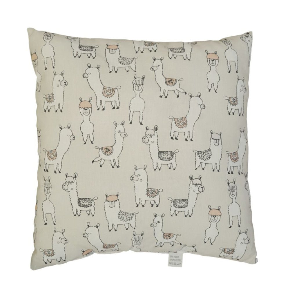 Kinderkissen mit Lama-Motiv - 35x35 cm