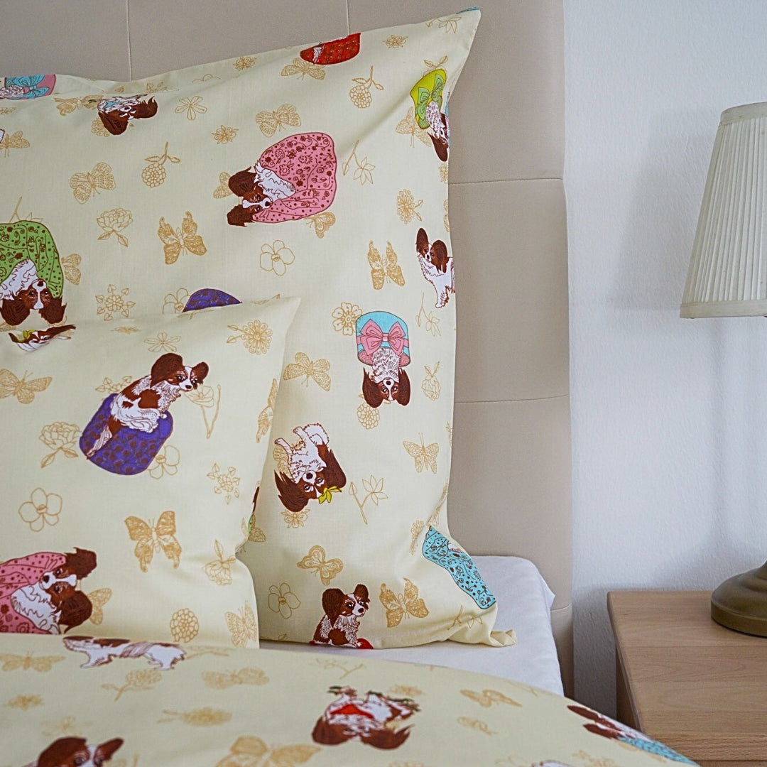 Puppy Chic Cotton Duvet Cover Set – with cute dog design
