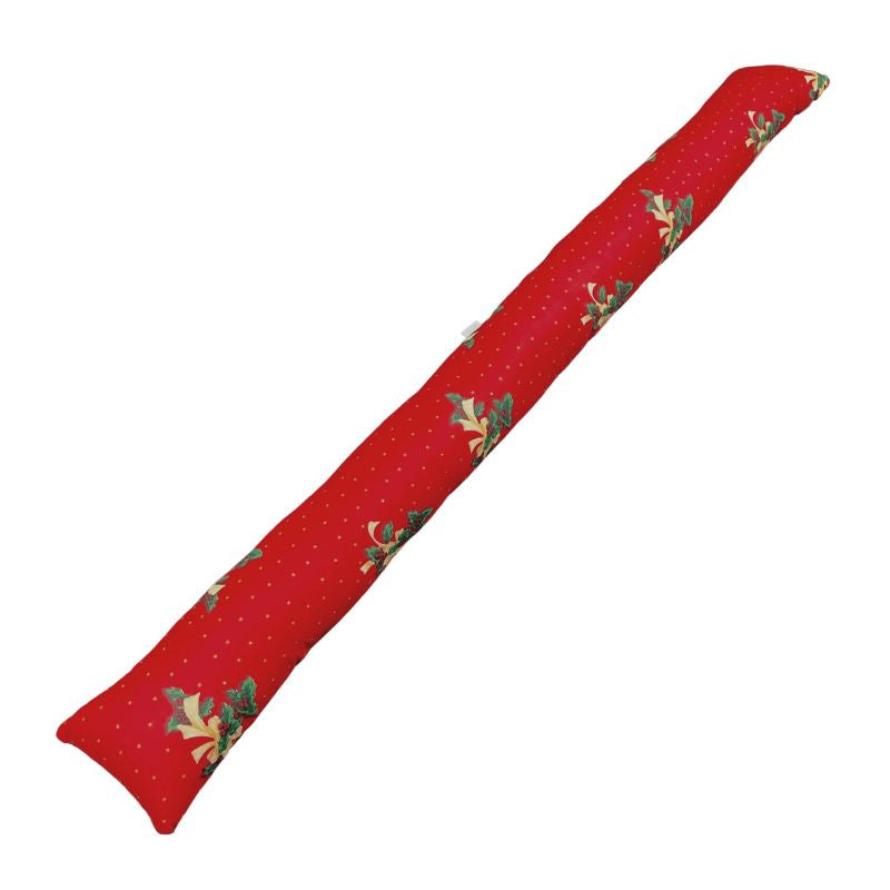 Weihnachtszugluftstopper - Glockenmuster