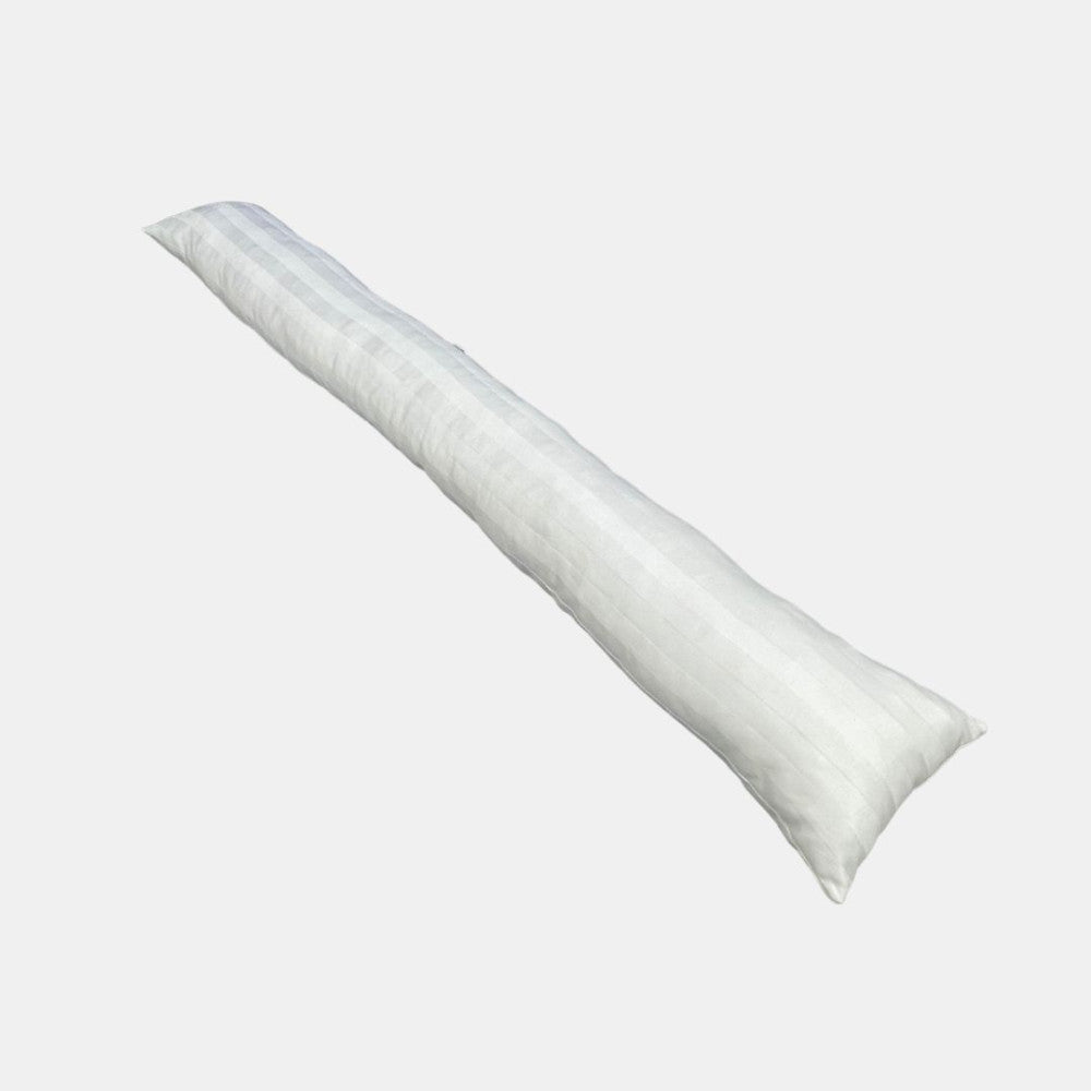 Damask striped draft stopper