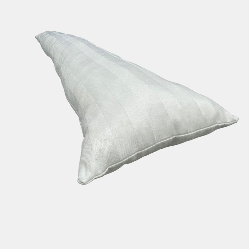 Damask striped draft stopper