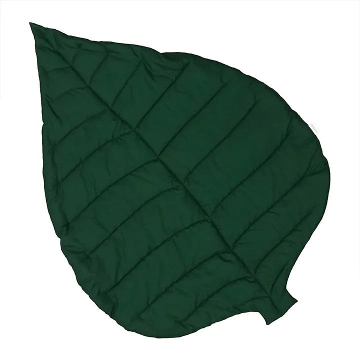 Tree Leaf Kinderspielmatte und Decke - Giftgrün