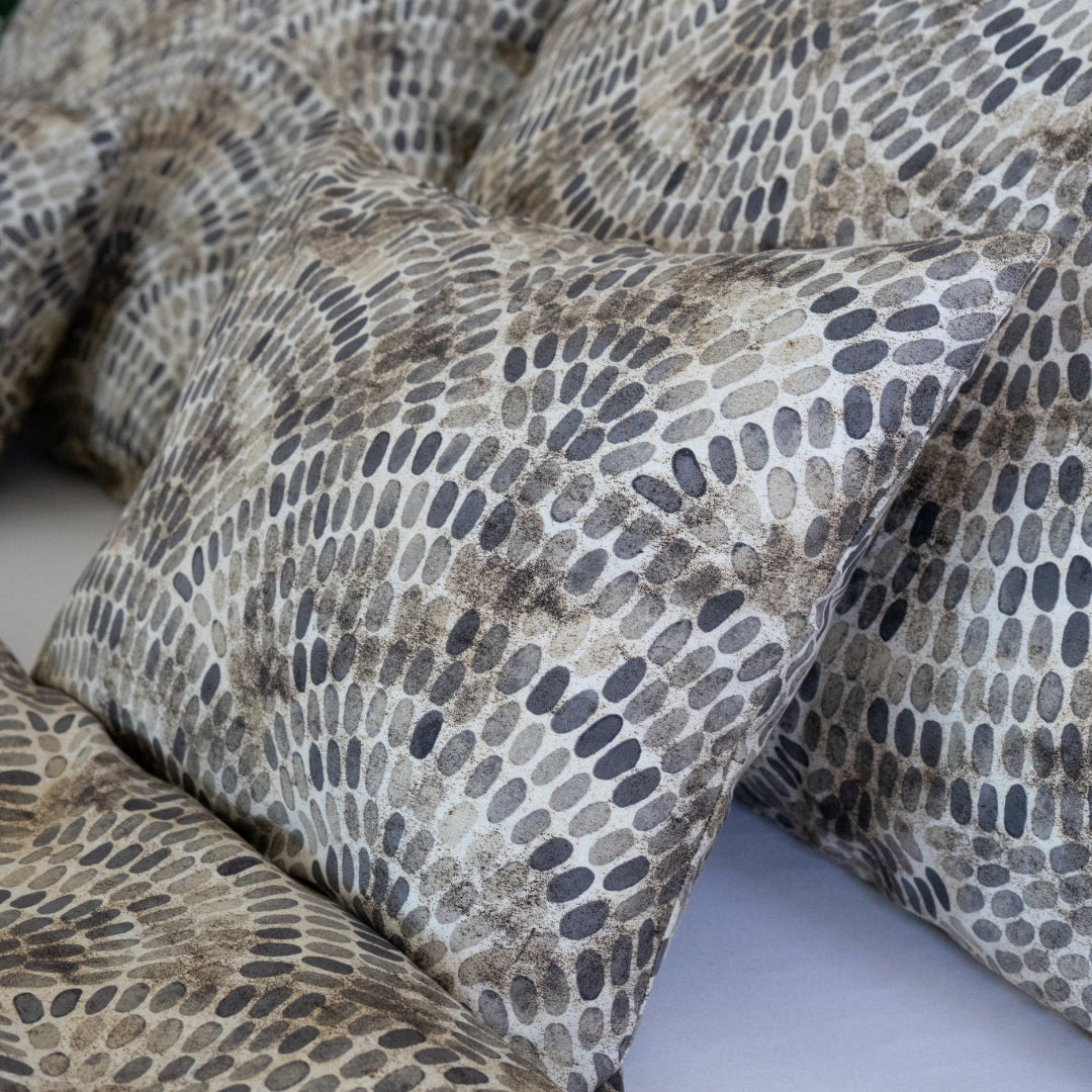 Patterned satin bed linen set - TC 300