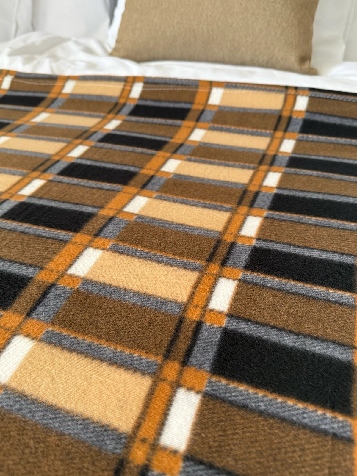 Braun/grau kariertes Plaid
