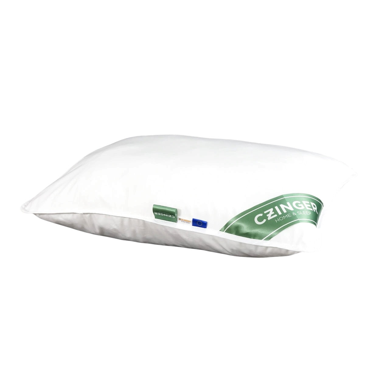 Allergie "STOP" Antiallergisches Kissenset /großes Kissen, kleines Kissen/ Bezug aus 100% Baumwolle mit Einfassband
