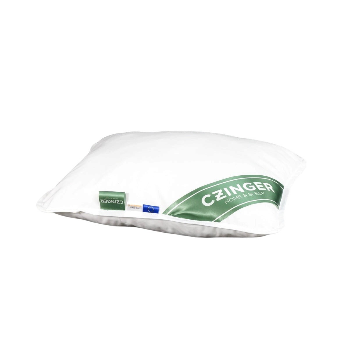 Allergie "STOP" Antiallergisches Kissenset /großes Kissen, kleines Kissen/ Bezug aus 100% Baumwolle mit Einfassband