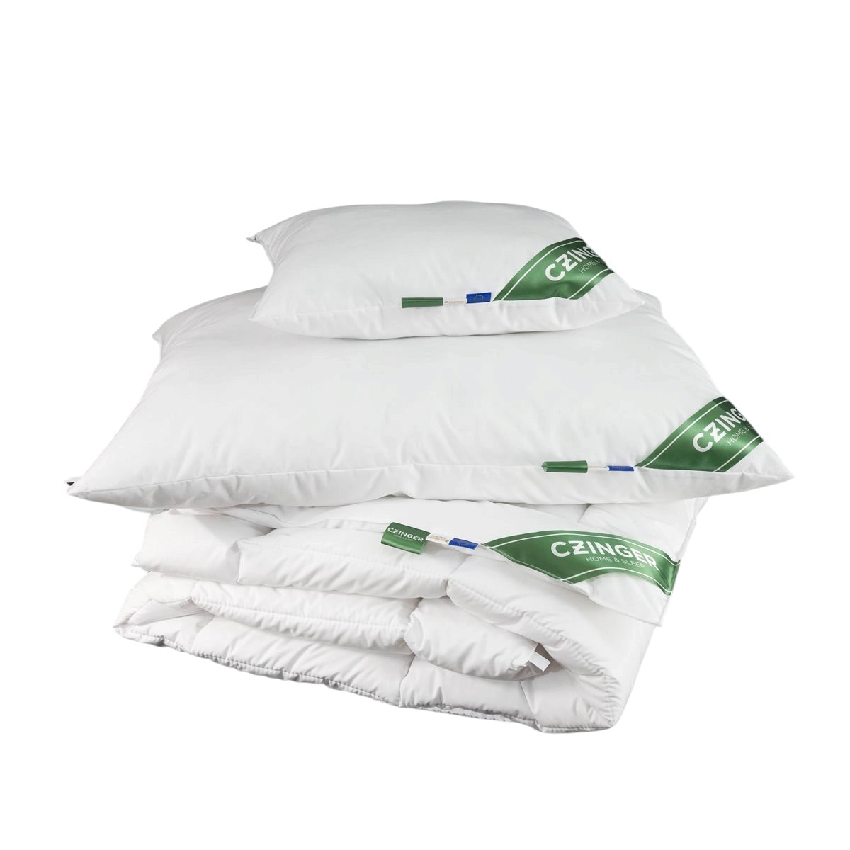 Family - Anti-allergic bedding set 3 pcs - duvet, large pillow, small pillow - SUMMER