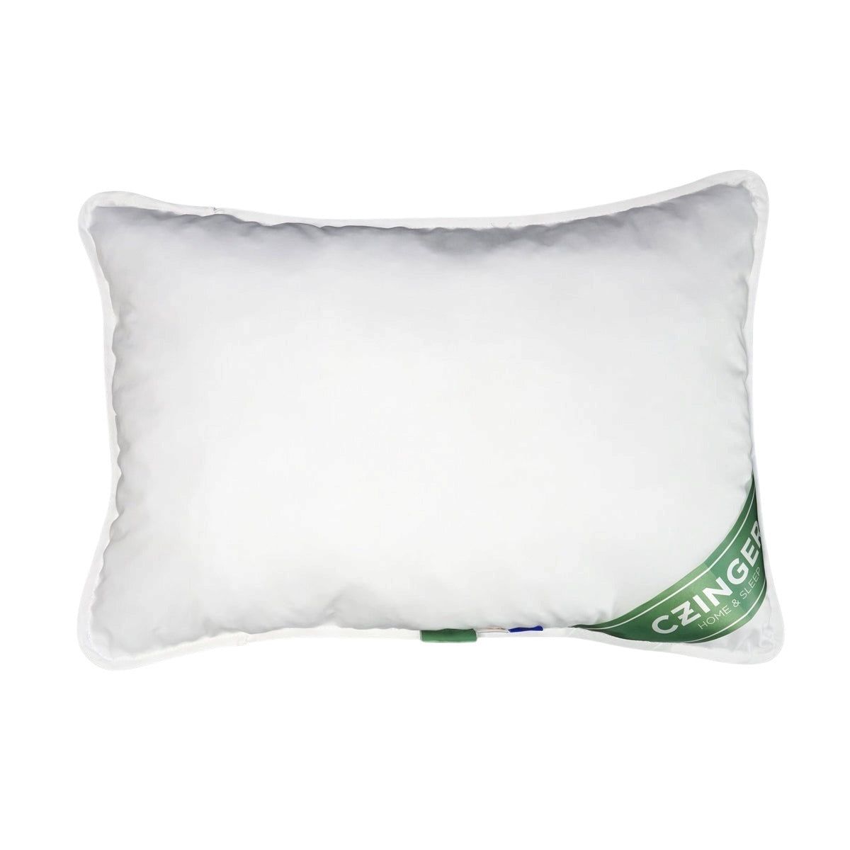 Allergie "STOP" Antiallergisches Kissenset /Halbkissen, kleines Kissen/ 100% Baumwollbezug mit Einfassband