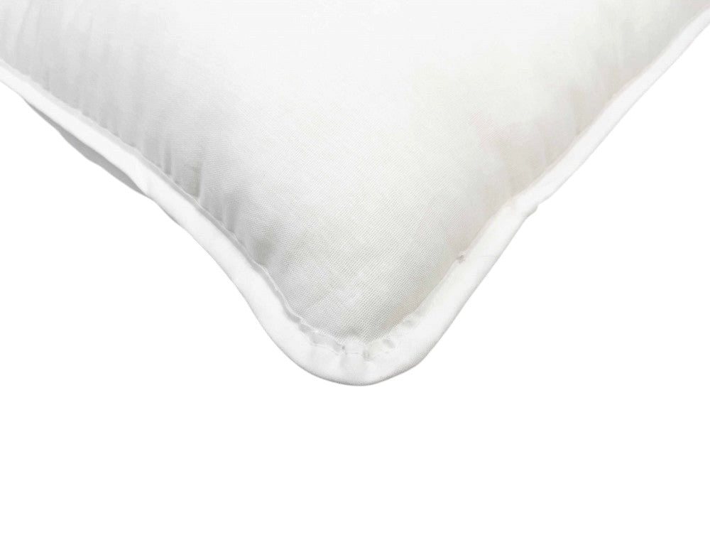 Allergie "STOP" Antiallergisches Kissenset /großes Kissen, kleines Kissen/ Bezug aus 100% Baumwolle mit Einfassband