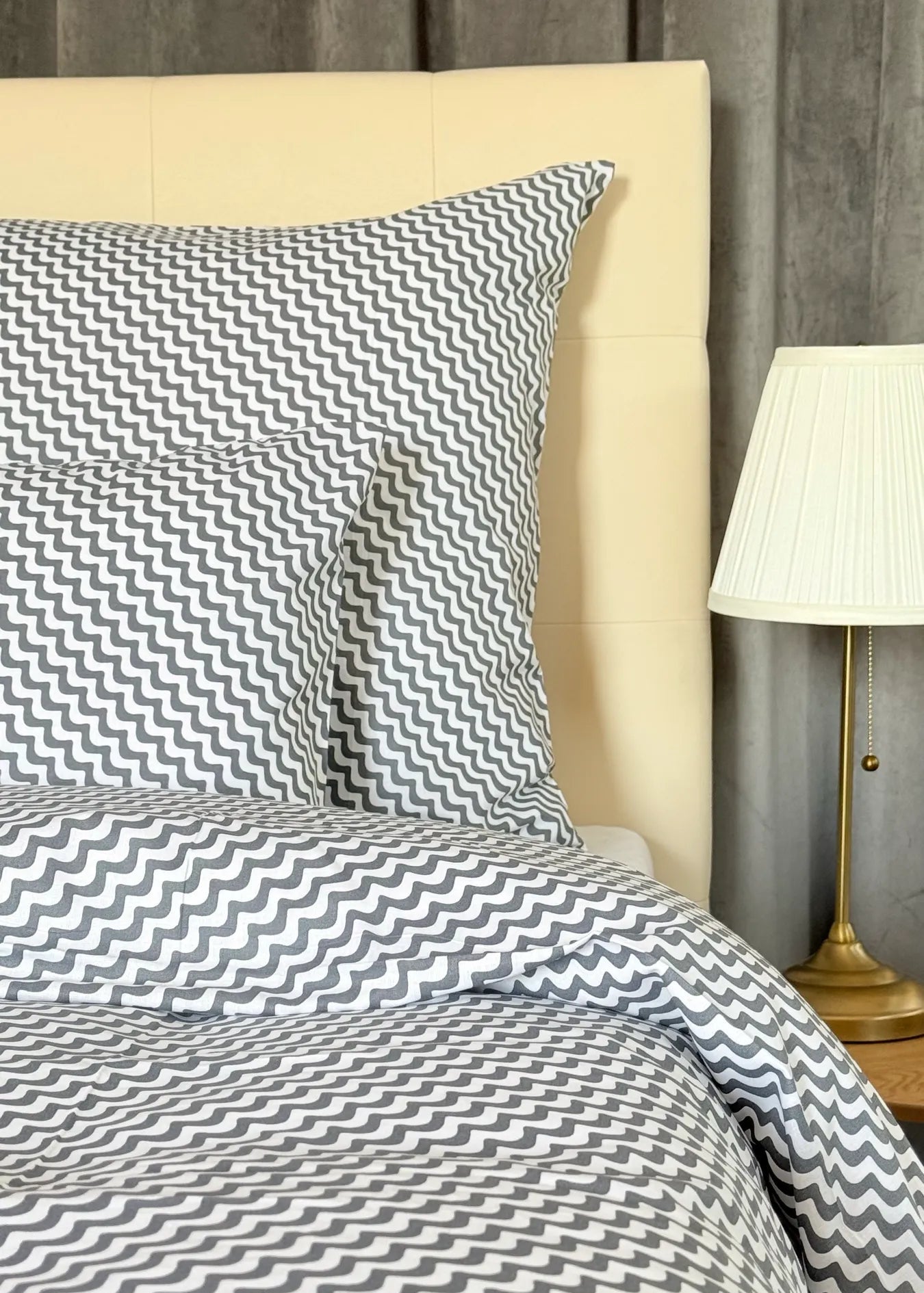 Baumwollbettwäscheset - Blaue Kreise