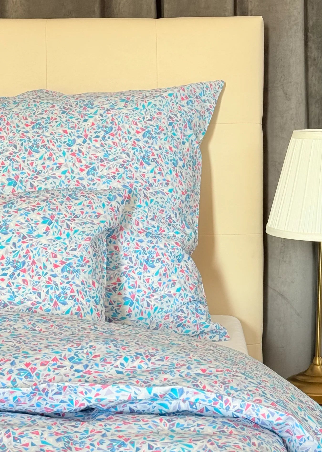 Baumwollbettwäscheset - Blaue Kreise