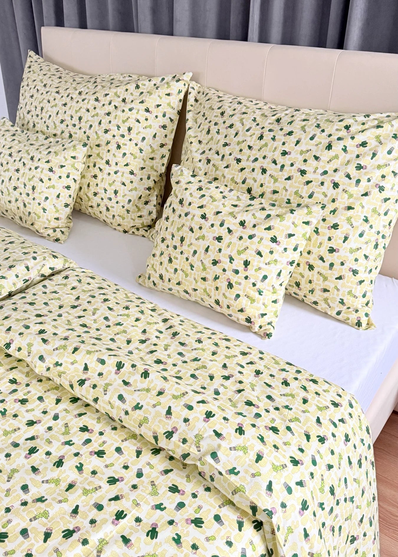 Baumwollbettwäscheset - Blaue Kreise