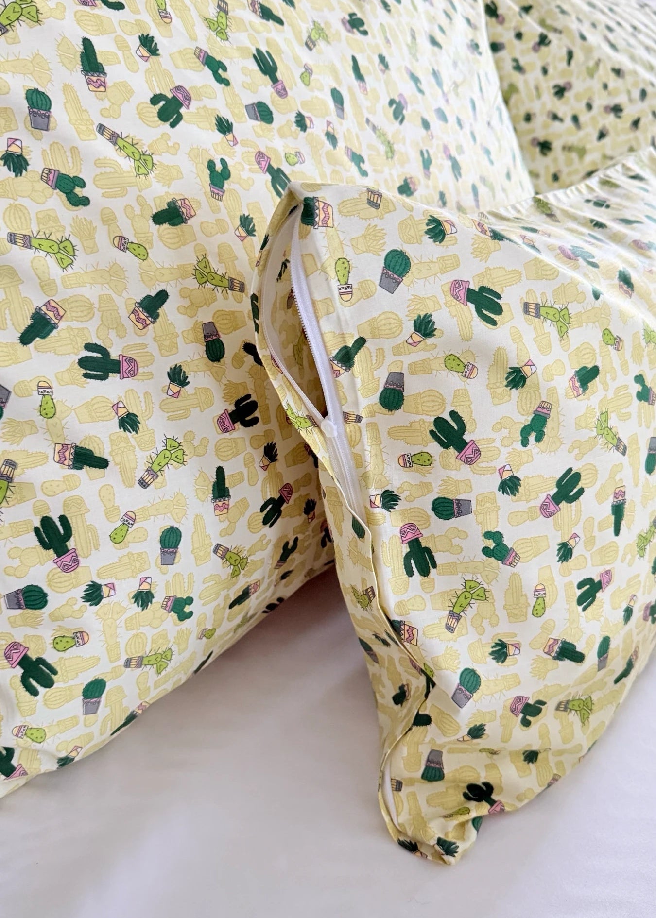 Baumwollbettwäscheset - Blaue Kreise