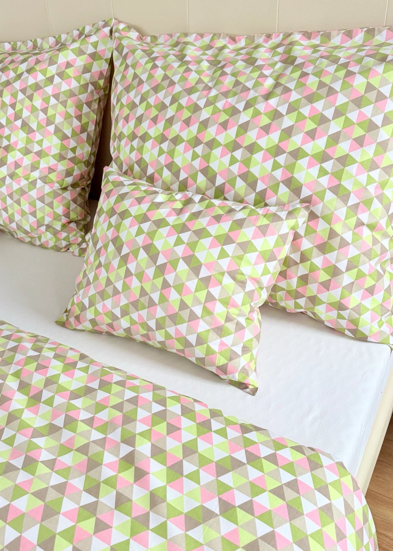 Baumwollbettwäscheset - Blaue Kreise