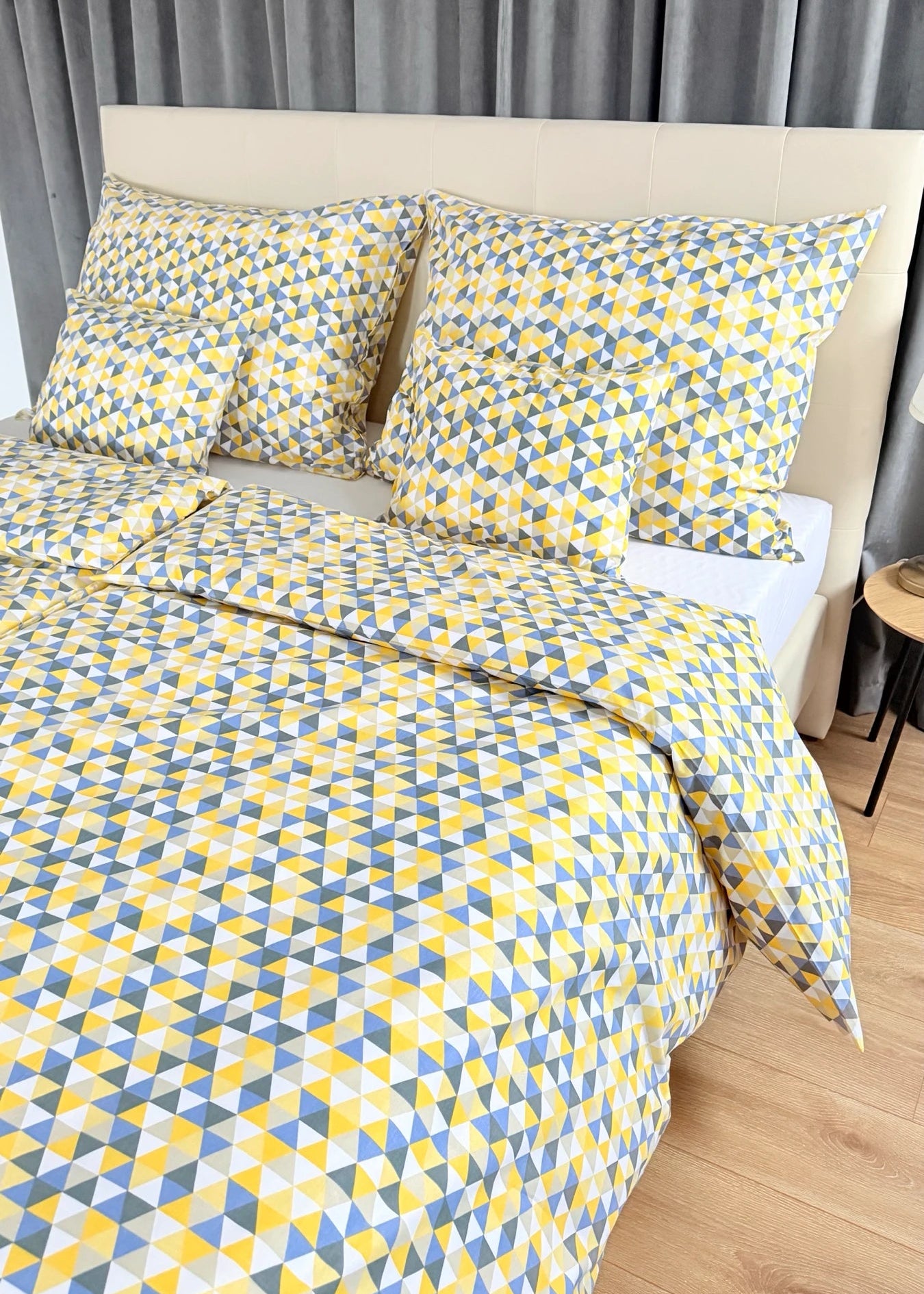 Pamut ágyneműhuzat garnitúra - Napfény mozaik