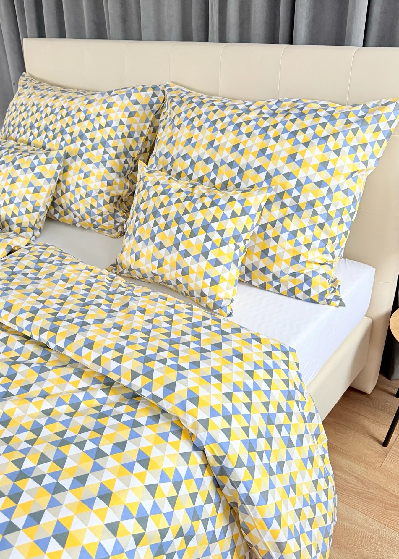 Pamut ágyneműhuzat garnitúra - Napfény mozaik