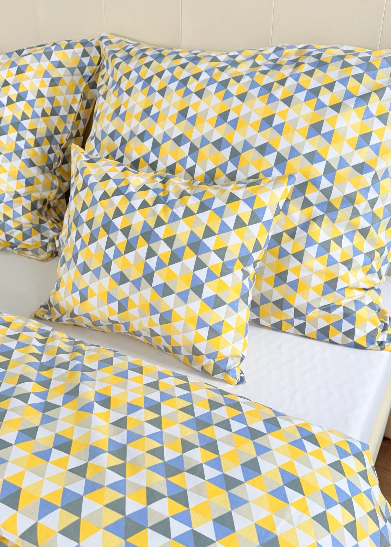 Baumwollbettwäscheset - Blaue Kreise