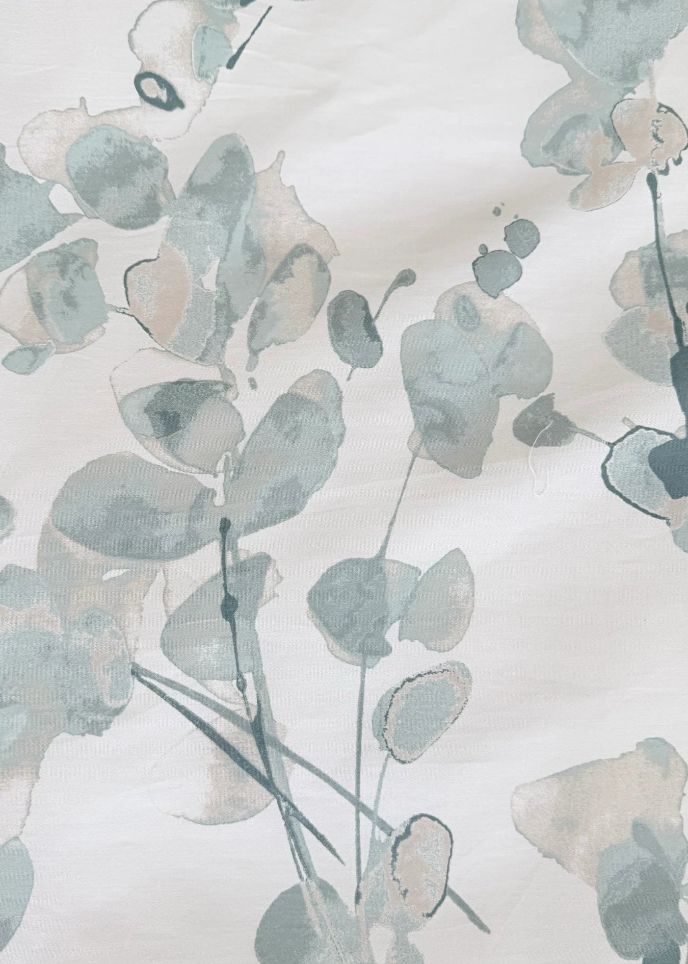 Eucalyptus szatén ágyneműhuzat – spa hangulat a hálószobában