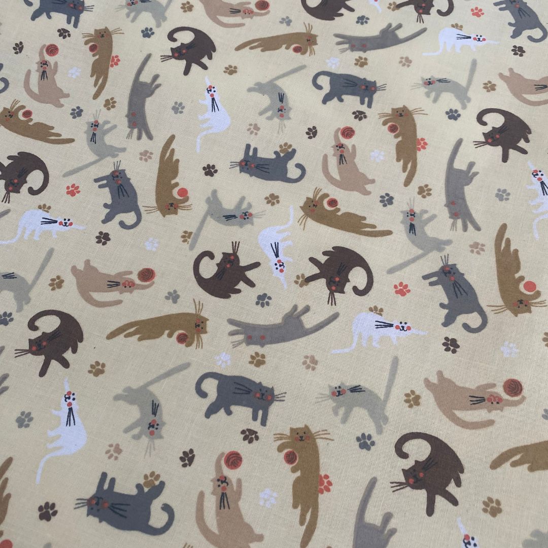 Lazy Cats 2-piece duvet cover set – modern cat design