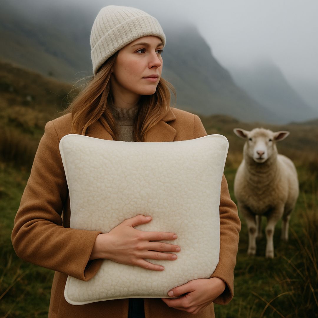 Wool pillow double-sided 600 gr/m2 - 40x50 cm