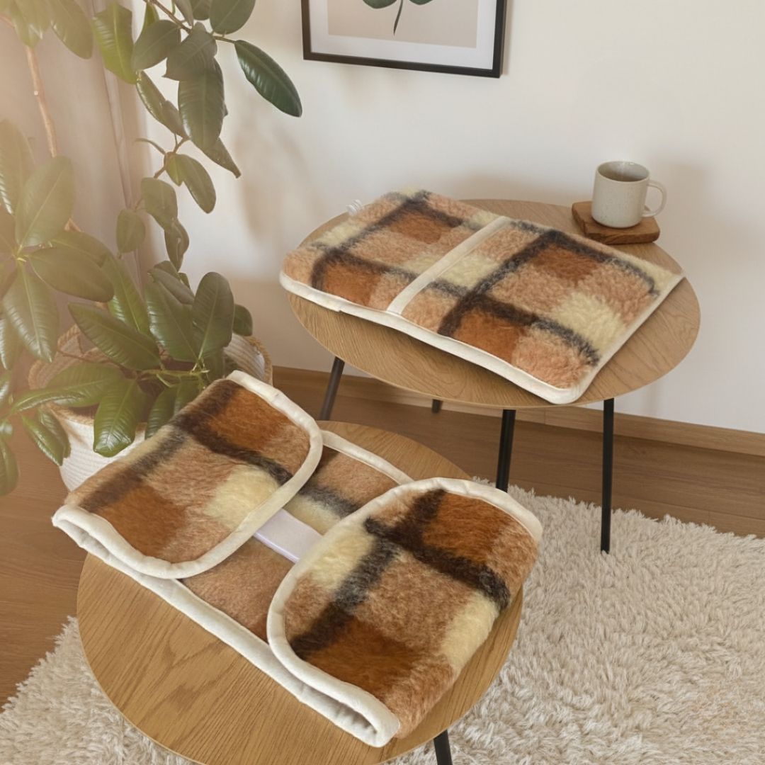 Wool leg warmers - 42x42 cm - large