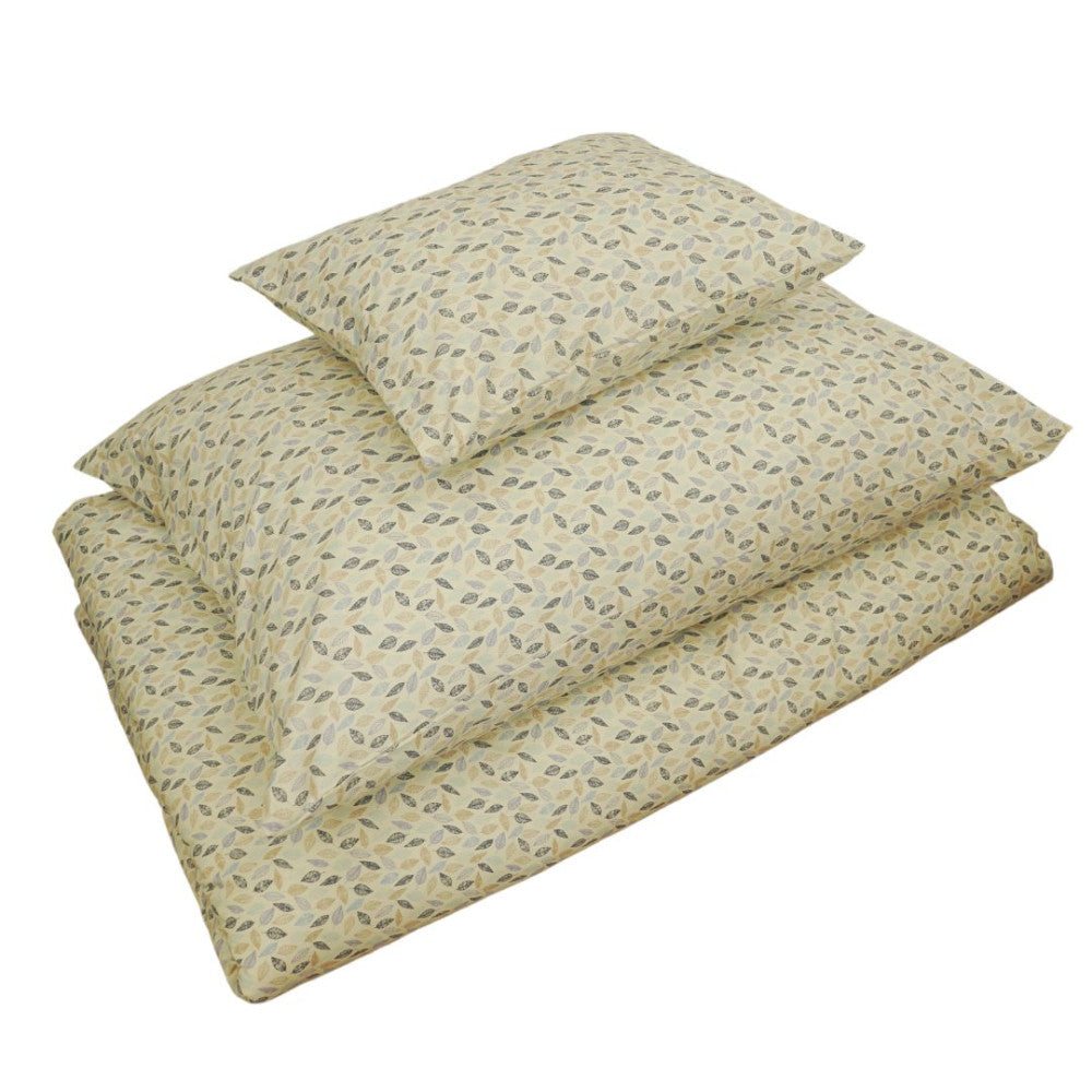 Cotton pillowcase - Tiny leaf pattern