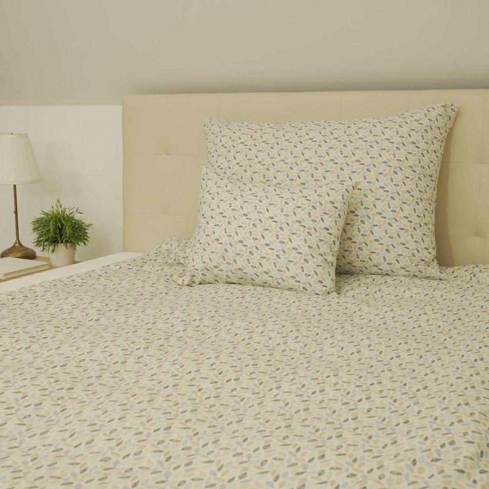 Kissenbezug aus Baumwolle – Winziges Blattmuster