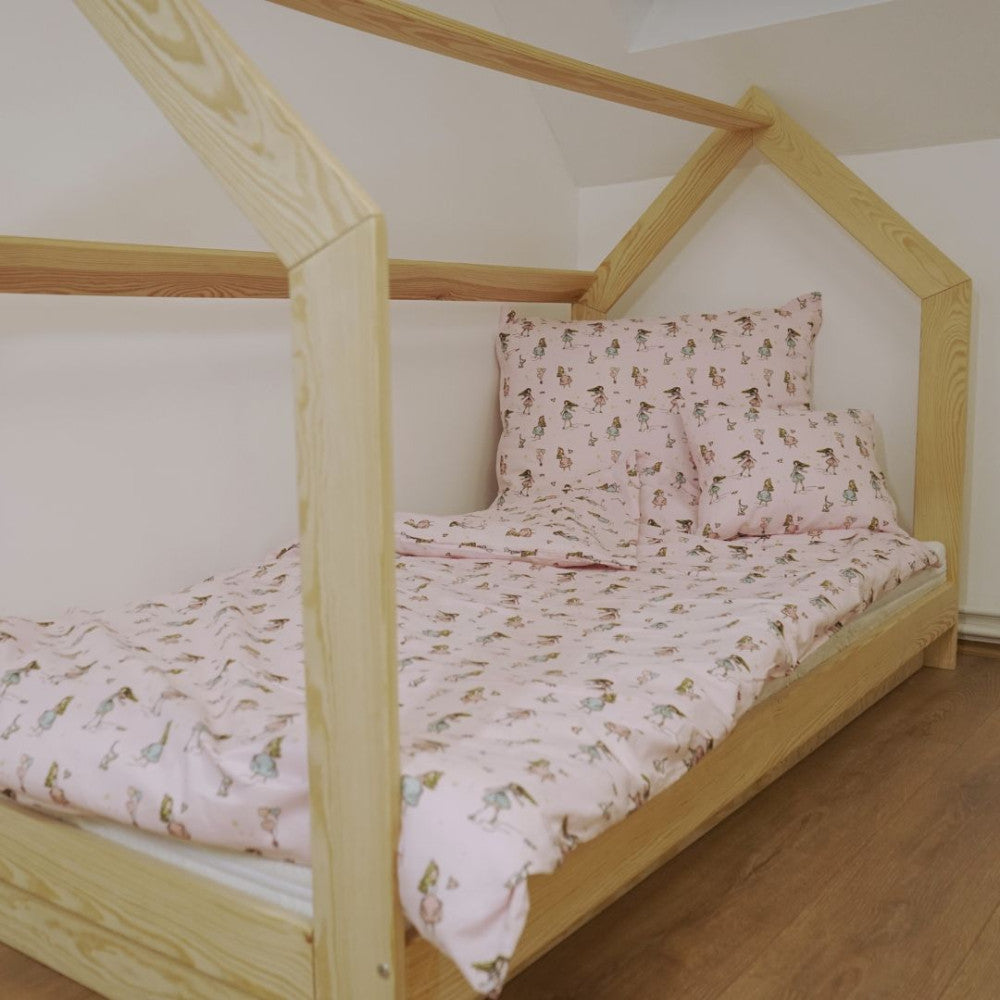 Pamut ágyneműhuzat garnitúra - 3 db-os - Királylányos