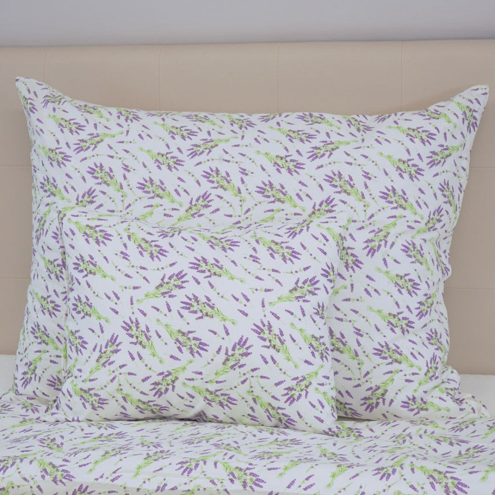 Pamut ágyneműhuzat garnitúra - 3 db-os - Levendula mintás