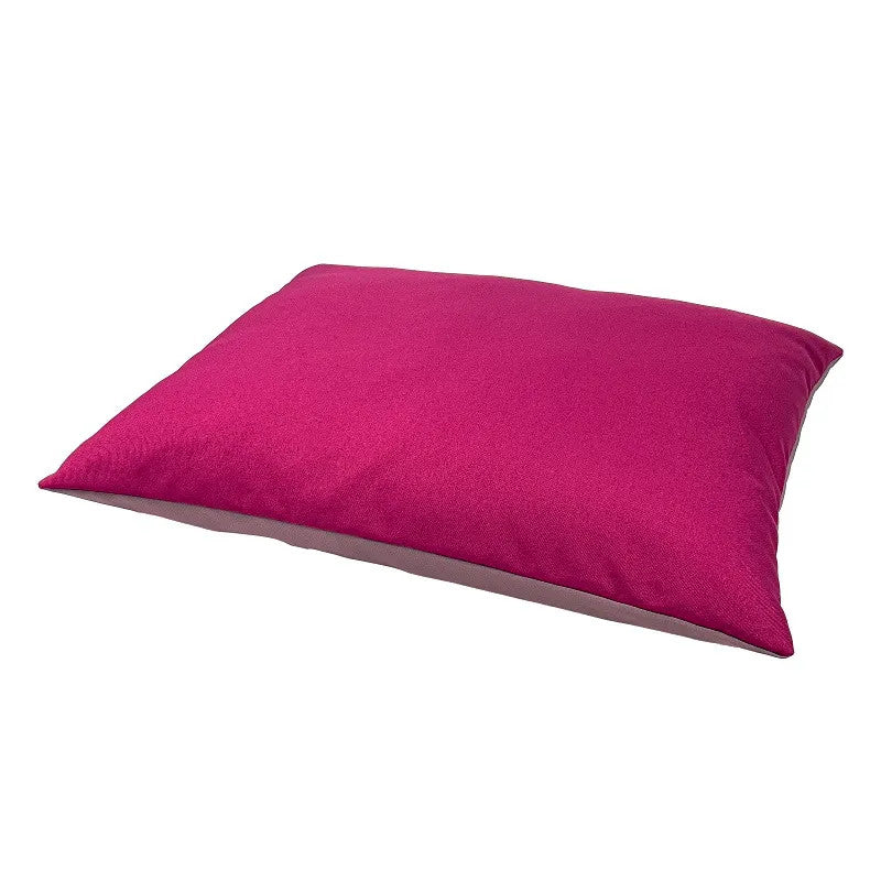 Doppelseitiges Designkissen - Hundebett - blass/rosa