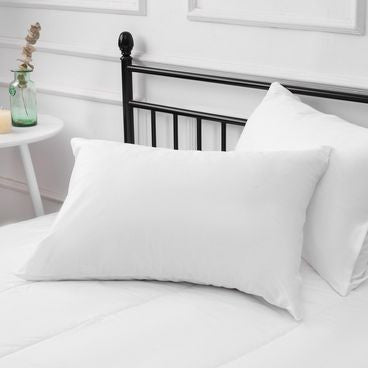 Hotelqualität Bettwäsche aus weißem Leinen - 100% Baumwolle - 146 gr/m2