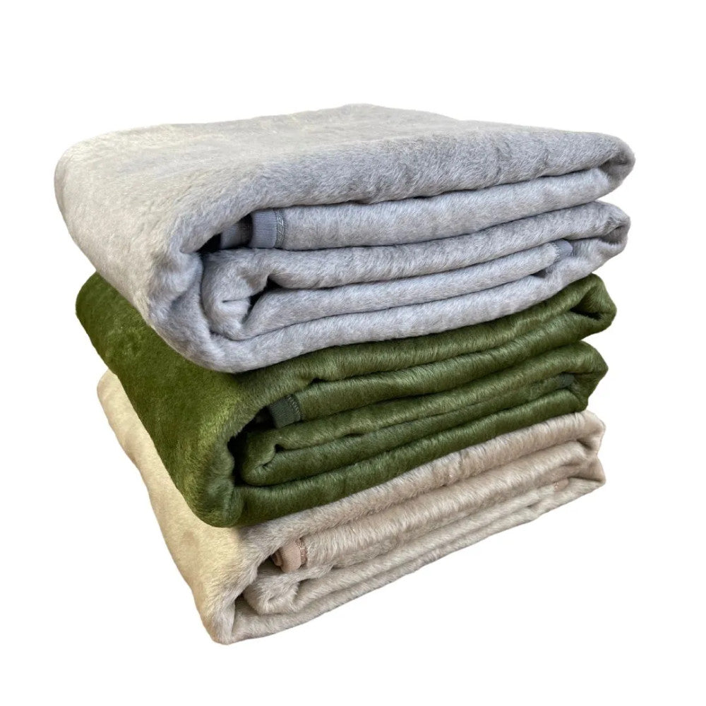 Hoteldecke aus Baumwolle und Acryl - Creme