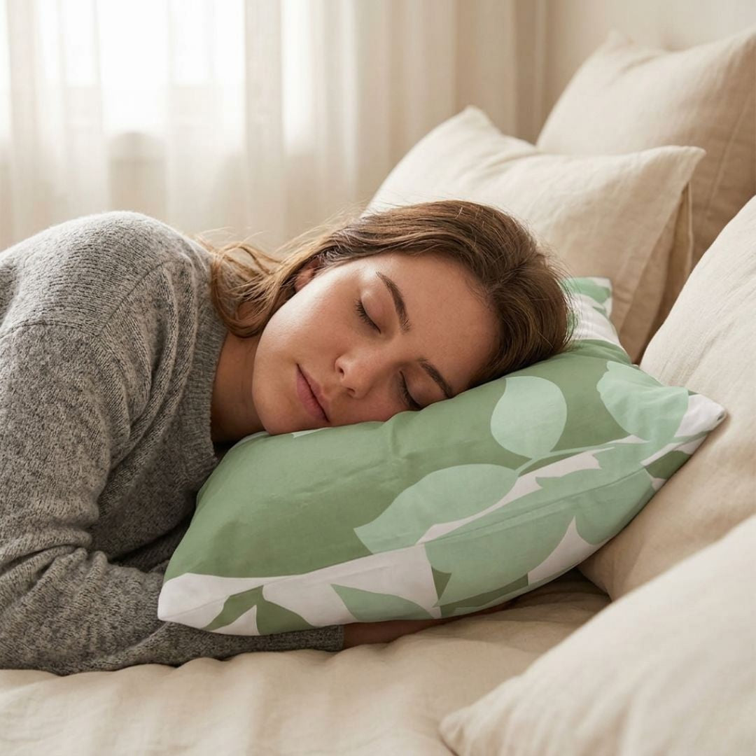 Mauvefarbener Satin-Kissenbezug – TC 250