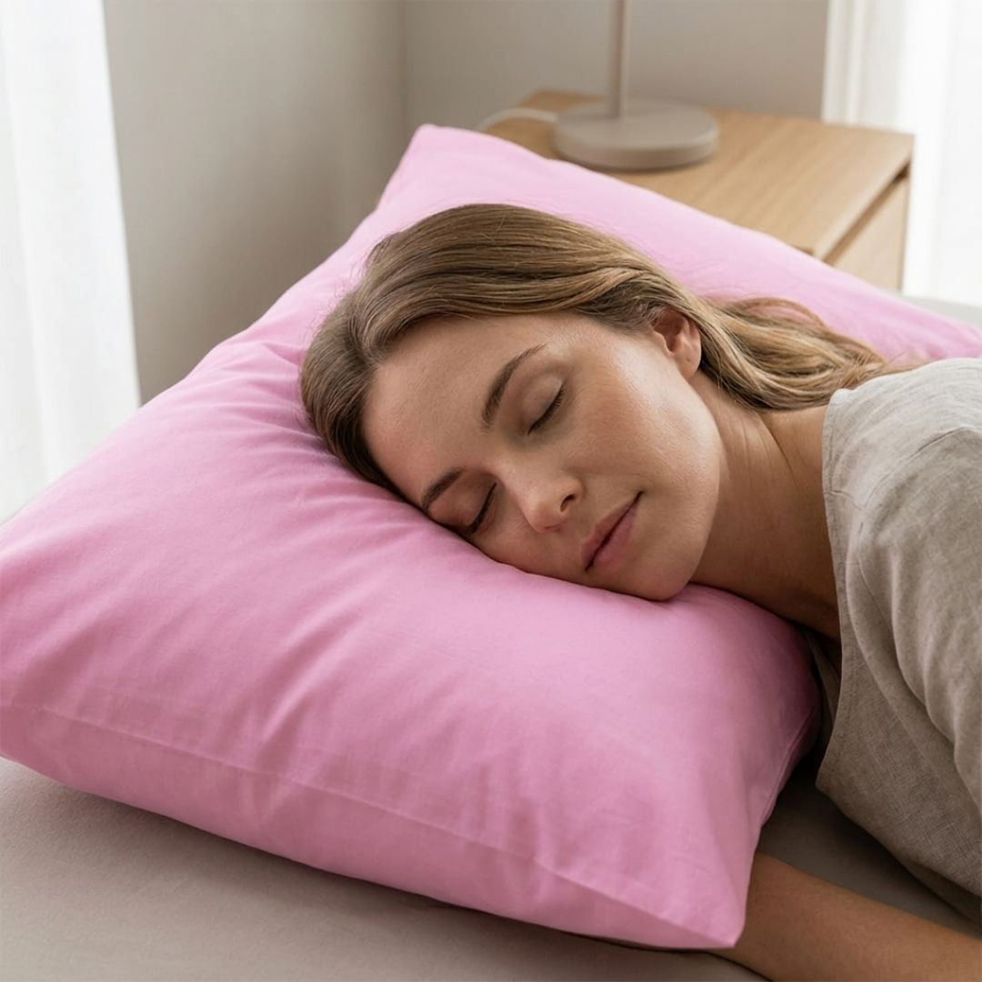 Pamut párnahuzat - Soft Pink