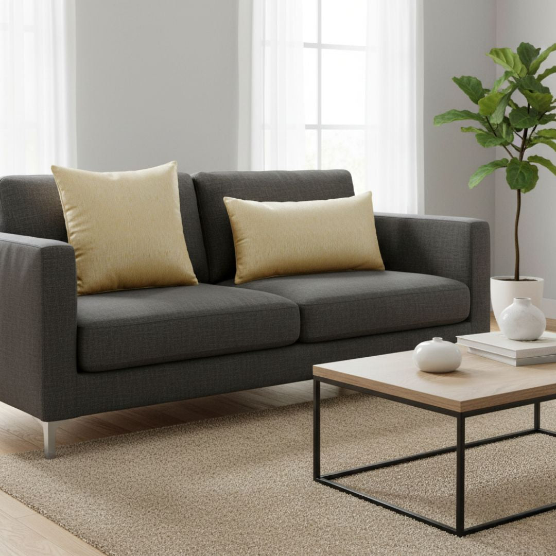 Decorative cushion (with insert) 45x45 cm (cream)