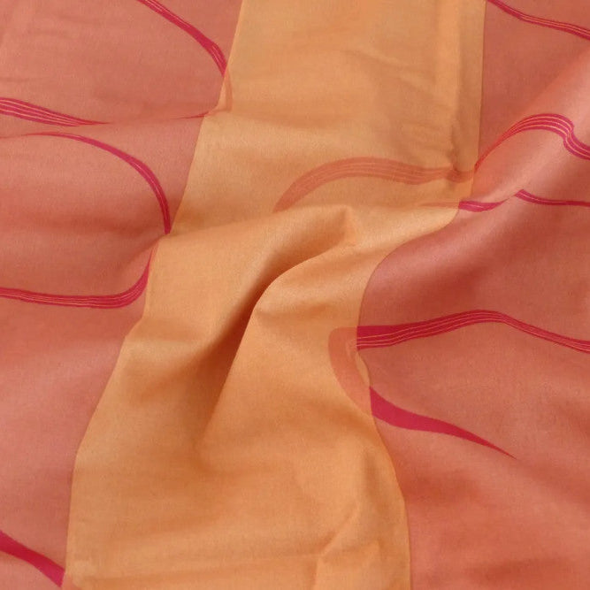 Cotton sateen duvet cover set - 3 pieces - Orange