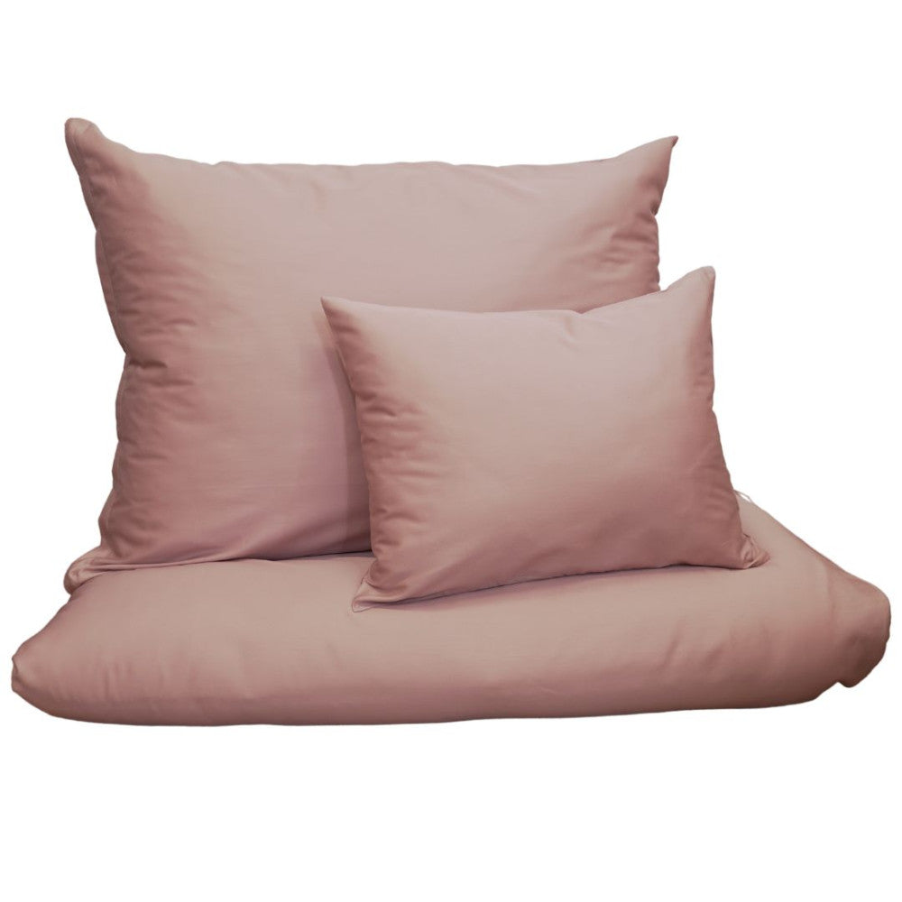 Sand plain satin bed linen set - TC 300