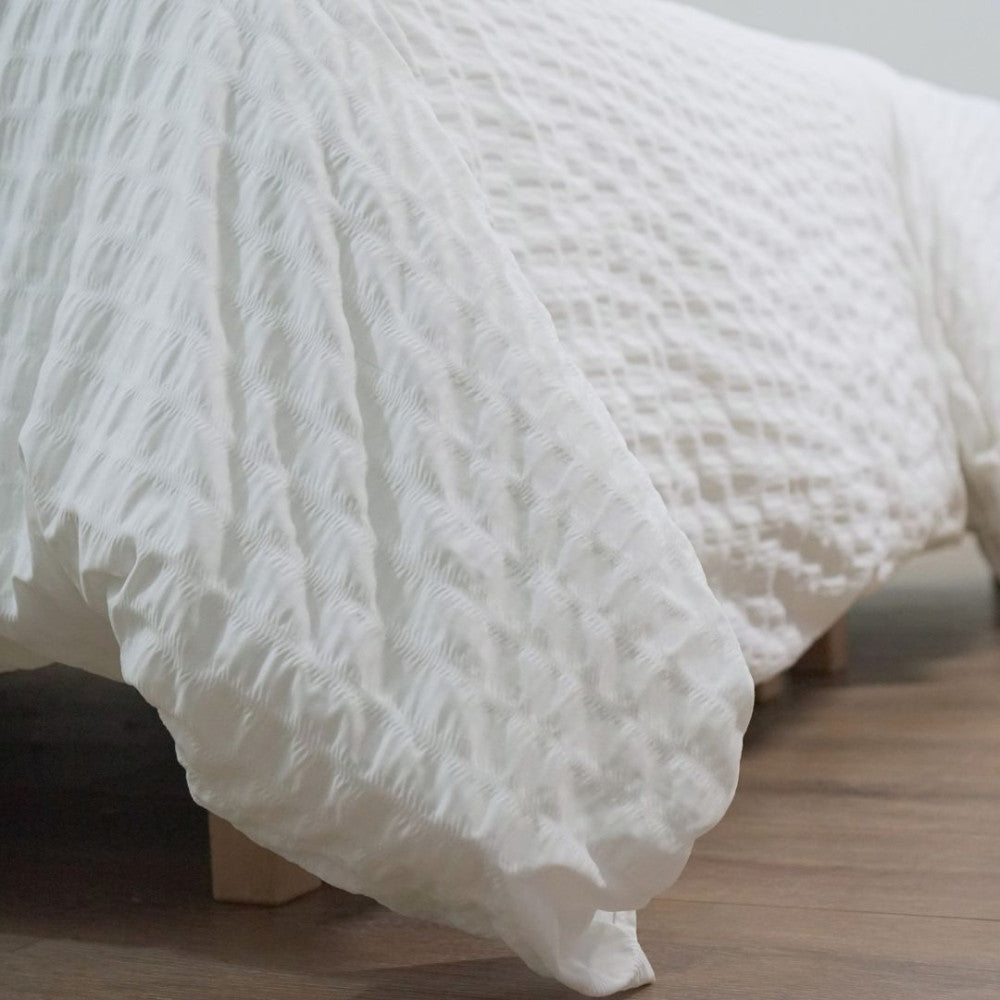 Krepp ágyneműhuzat garnitúra - 80% Pamut - 20% PE - áthajtós - 3 db-os szett - 130 gr/m2