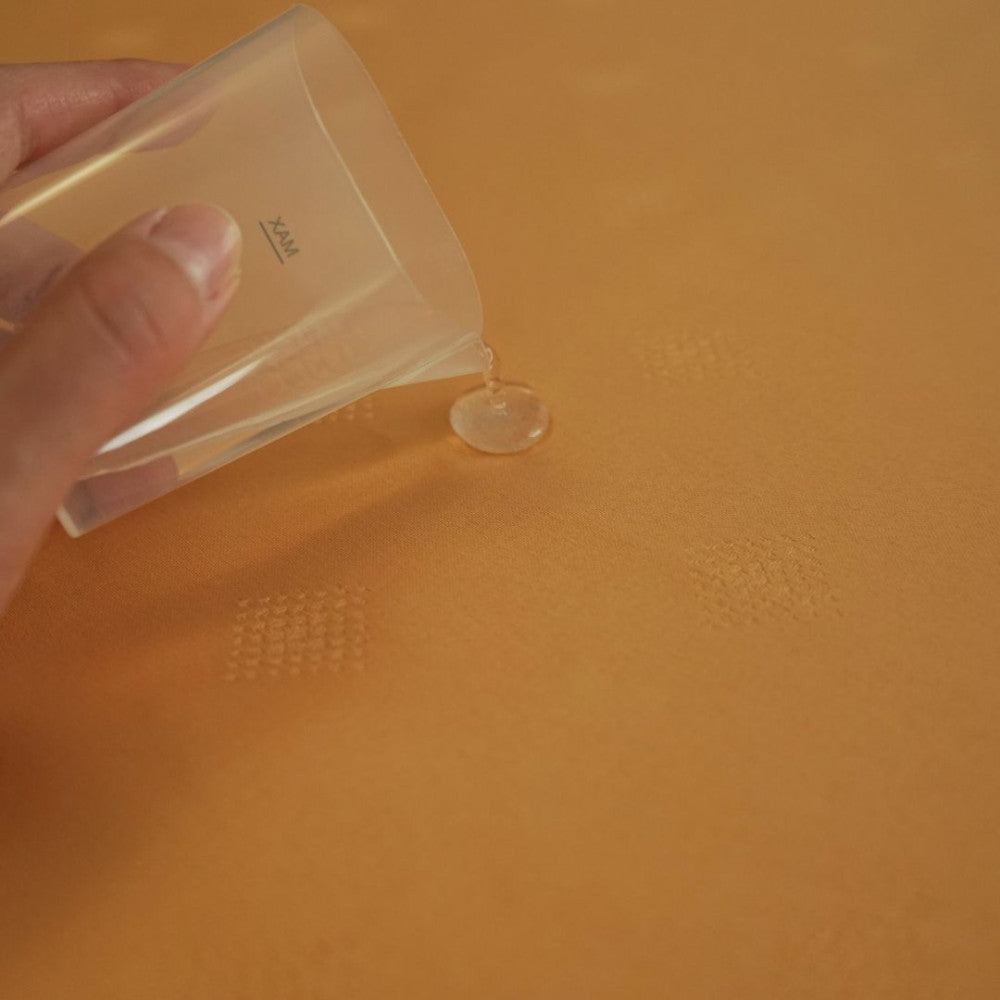 Fleckenabweisende Tischdecke - 50% Baumwolle - 50% Polyester - Lachs