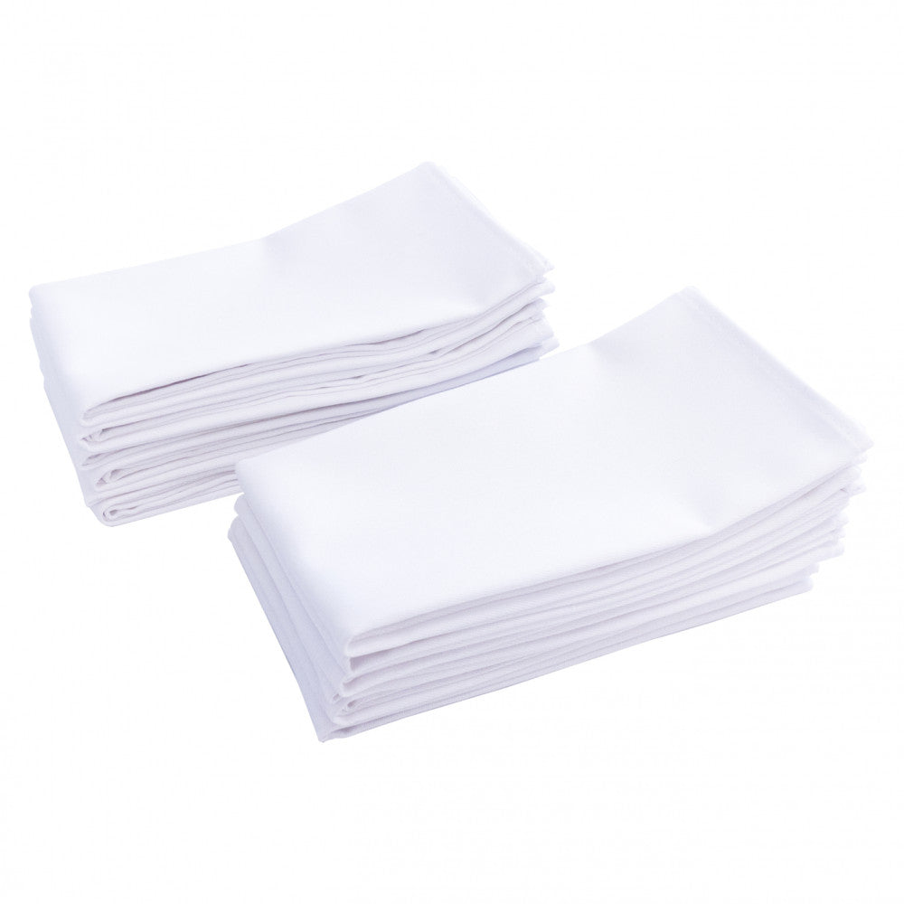 Textilserviette - weiß - Premium Qualität!