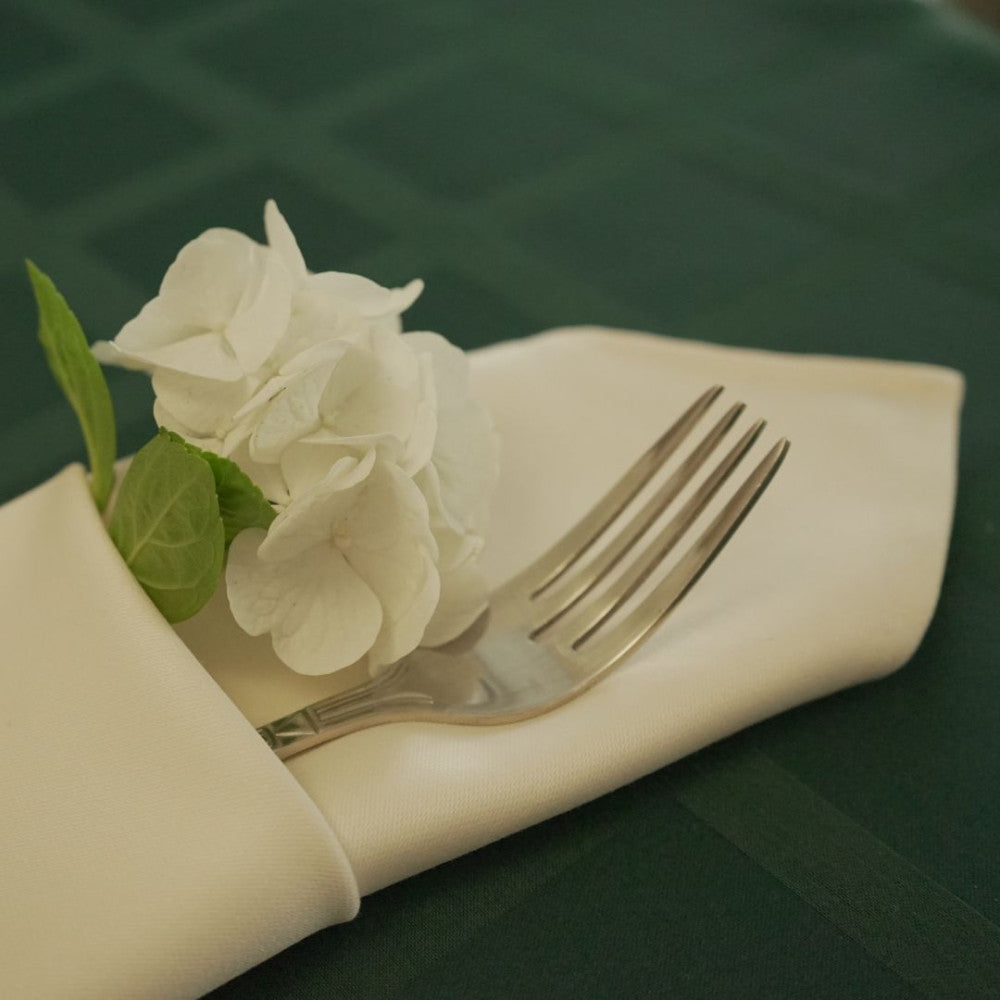 Textile napkin - cream - Premium quality!