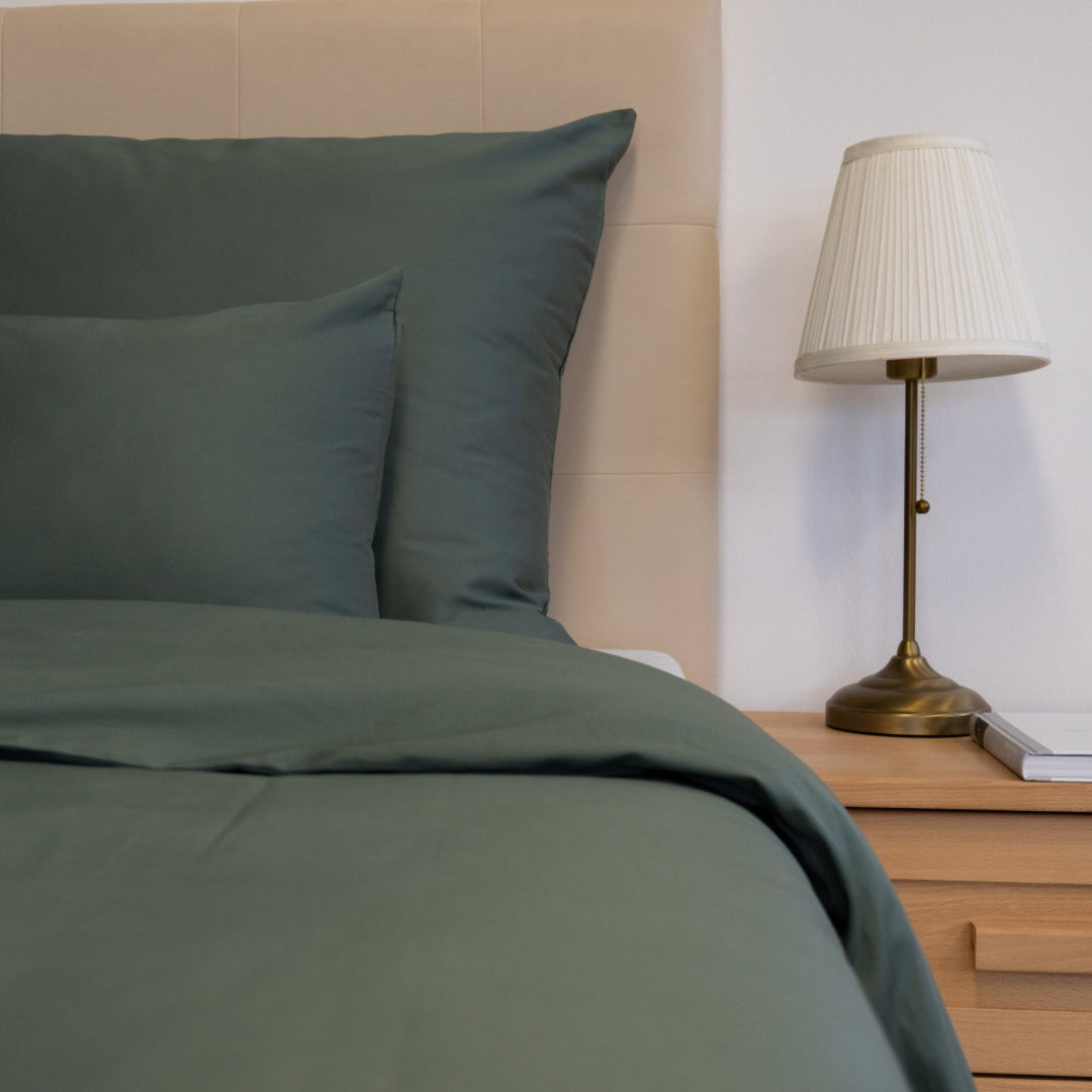 Forest Satin-Bettwäsche – tiefe Ruhe mit Natürlichkeit