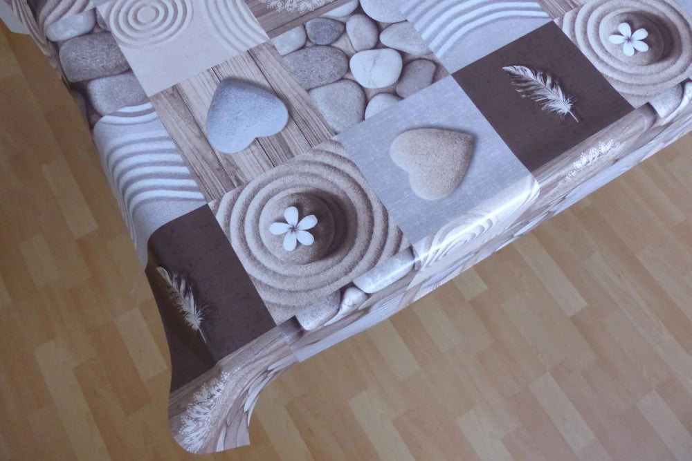 Viaszosvászon asztalterítő - Prémium minőség! - Homok barna