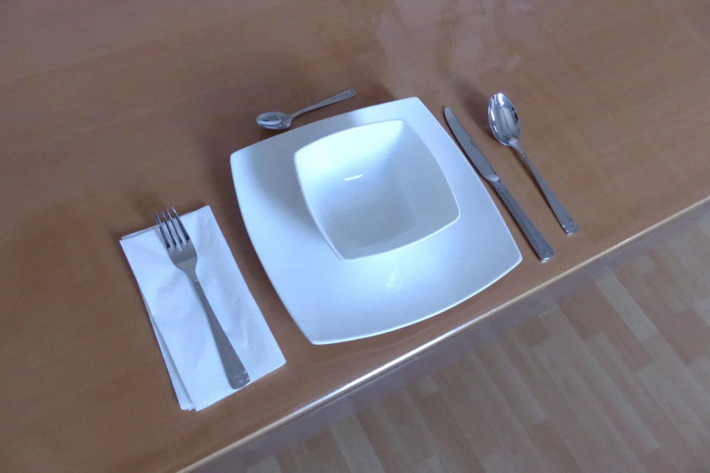 Silikon-Tischdecke - Premium-Qualität! - Transparent klar