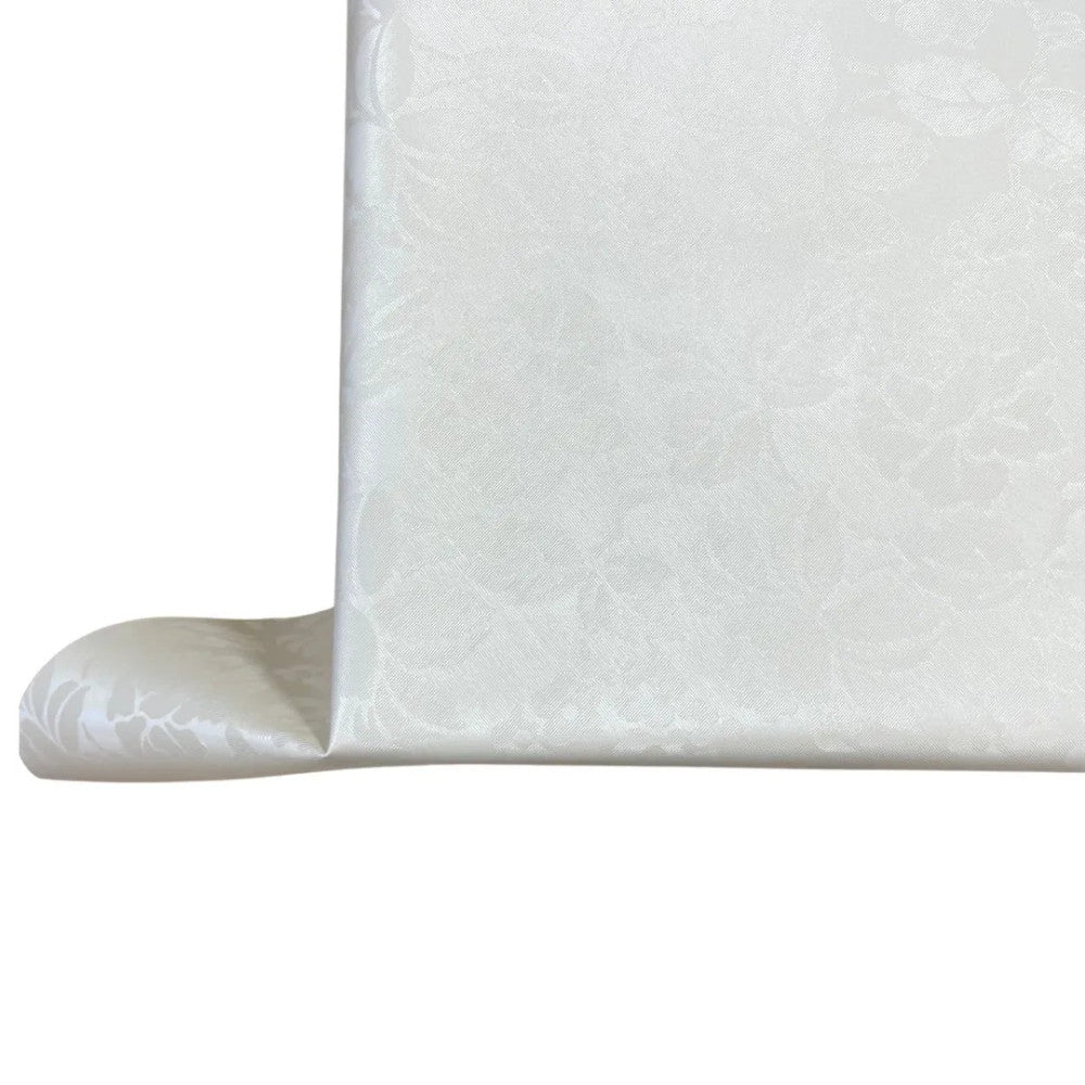 Wachstuch-Tischdecke - Premium-Qualität! - Elegantes Ecru-Muster