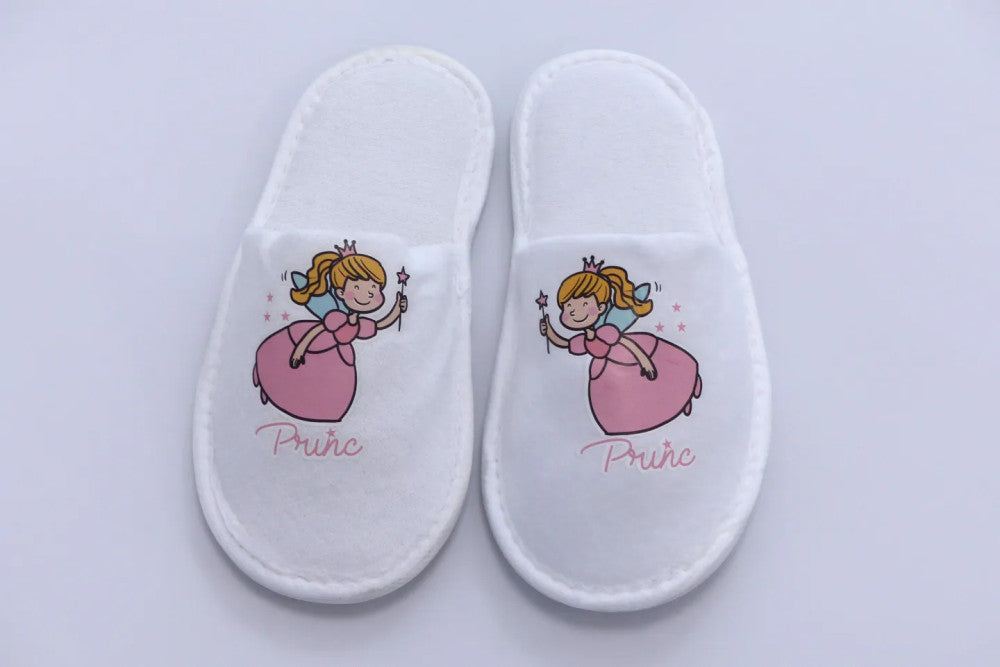 Hotel disposable princess patterned children's slippers - Premium quality!